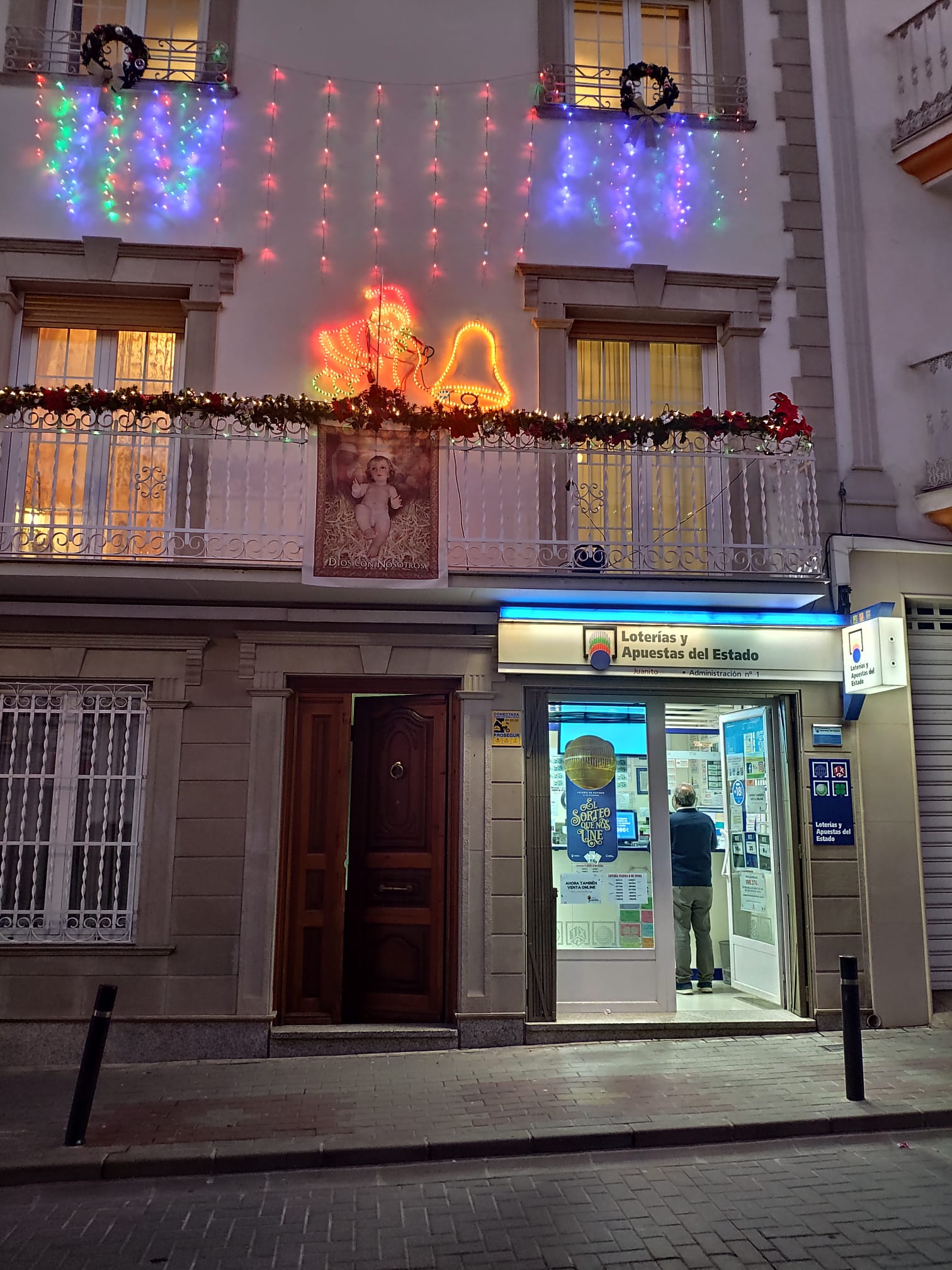 Lotería Juanito de Huelma Jaén en navidad 2019
